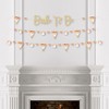 Big Dot of Happiness Fall Foliage Bride - Letter Banner Decoration - 36 Banner Cutouts and No-Mess Real Gold Glitter Bride to Be Banner Letters - 3 of 4