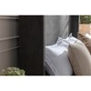 Queen Size Upholstered Platform Bed with Traditional Hand Buttoned Tufting and Nailhead Trim Wingback - 3 of 4