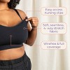 Kindred Bravely for Lansinoh, Nursing and Wearable Pumping Bra - Black - 3 of 4