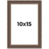 PosterPalooza | Photo Size Elegant Brown Picture Frame - UV Acrylic, Foam Board Backing, Hanging Hardware - 2 of 4