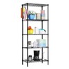 DIY 5-Tier Metal Storage Shelf, Multi-Use Organizer Rack for Kitchen, Bathroom, Office, Bedroom & Living Room - 2 of 4