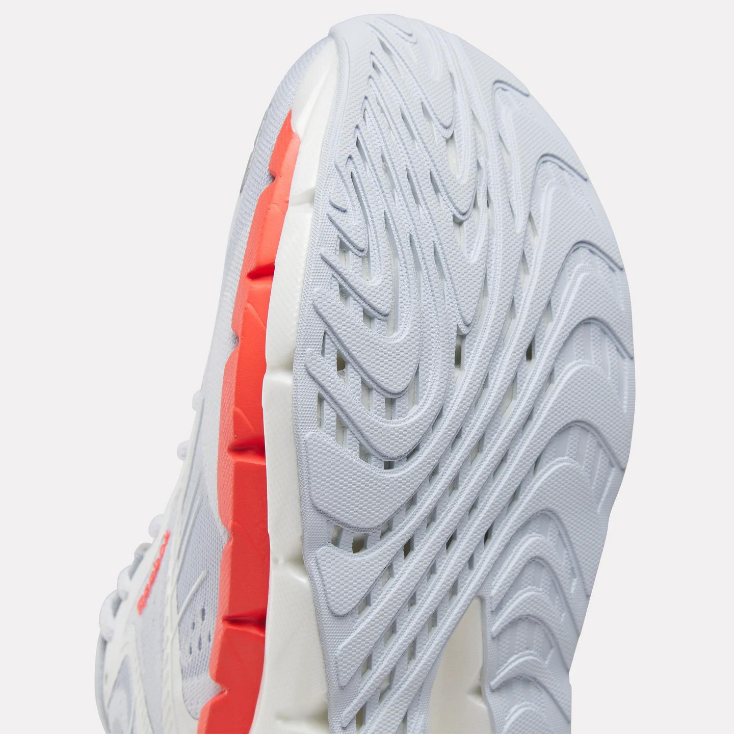 Женские кроссовки Reebok FloatZig Double Running Shoes Size 8.5 White/Grey/Red, цвет: Белый — фото 5
