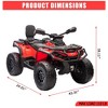 24V Kids Ride on Car, 2 Seater Electric ATV Car, 3 Speed Ride on Toy with LED Lights, 2WD/4WD Power, Music  for Boys Girls - 2 of 4