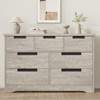 4/5/6/7 Drawer Dresser for Bedroom, Dresser Organizer with Embedded Handles Design, Wooden Chest of Drawers for Living Room - 4 of 4