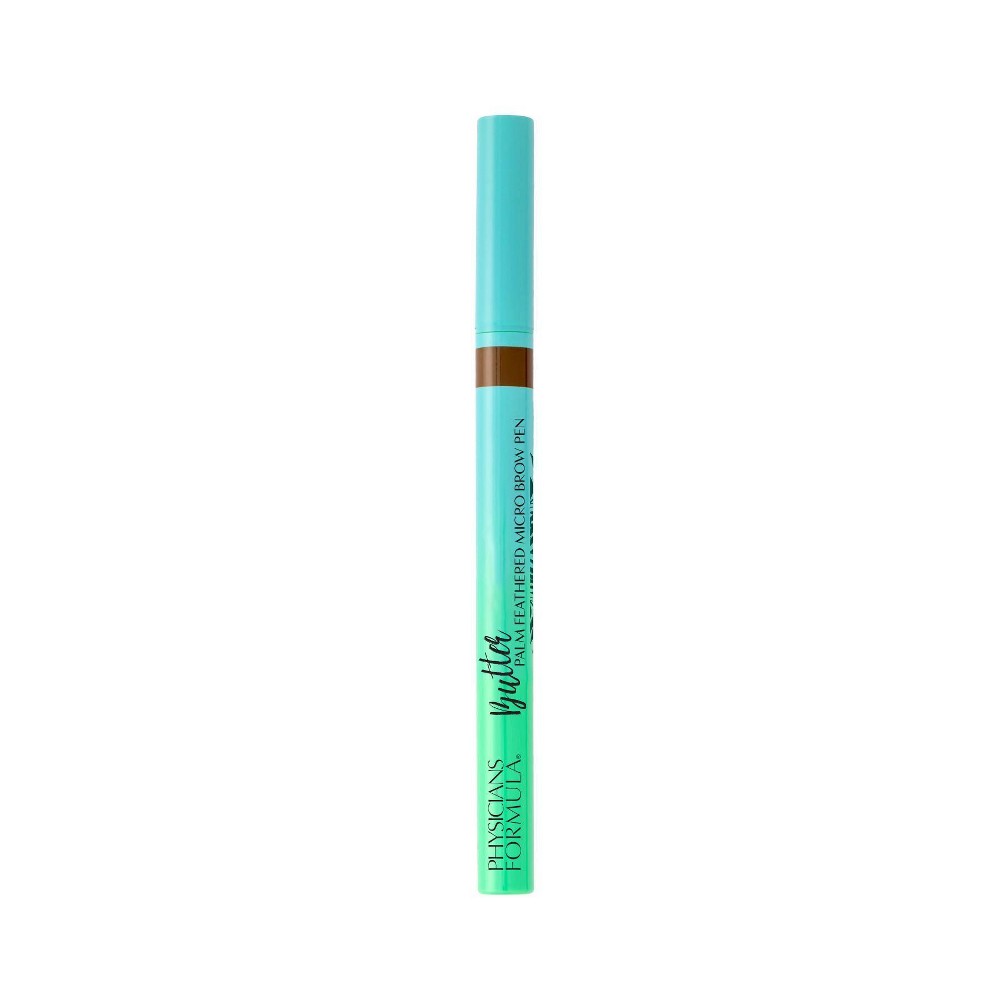 Photos - Eye / Eyebrow Pencil Physicians Formula Murumuru Butter Butter Palm Feathered Micro Eyebrow Enhancer Pen - Brown - 0.03 fl oz 