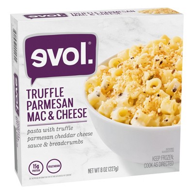 Evol Frozen Truffle Parmesan Macaroni And Cheese Bowl - 8oz : Target