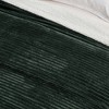Cozy Corduroy Plush with Shearling Reverse Bed Blanket - Isla Jade - 2 of 4