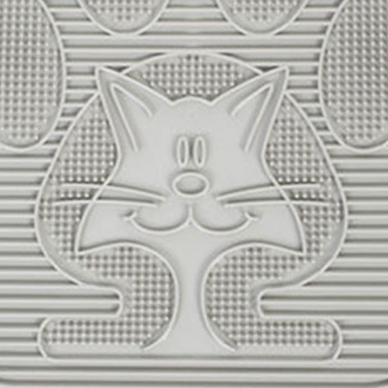 Omega Paw Non Slip Cat Paw Cleaning Litter Box Mat Keeps Paws, Floors, & Carpet Free of Litter, Contains Spills & Messes, 16 x 13 x 0.30 Inches, Gray, 2 of 6