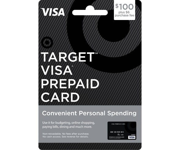 Visa Prepaid Card - $100 + $6 Fee