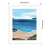 Kate and Laurel Framed Art Midday at Sea by Nikita Jariwala, 35x43, Oliver White Narrow - 2 of 4