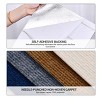 SEVOBAL 1 pc Carpet Tiles 12" Self Adhesive Non Slip Easy Install for Home Office Bedroom Kitchen, Brown, 11.7"*11.7"*0.16" - 4 of 4