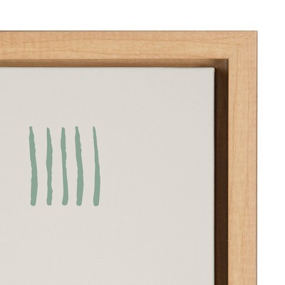 Colorful Abstract Line Art Print on Canvas for Kids Nursery