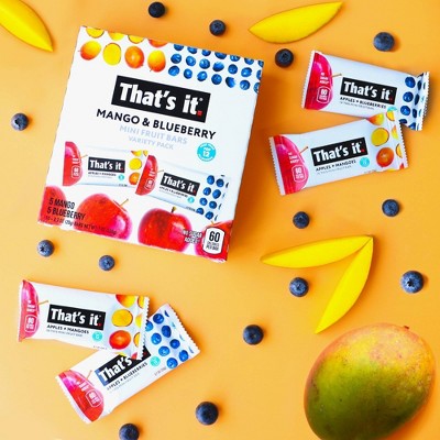 That's It. Mango Blueberry Mini Fruit Bars - 10ct/7oz