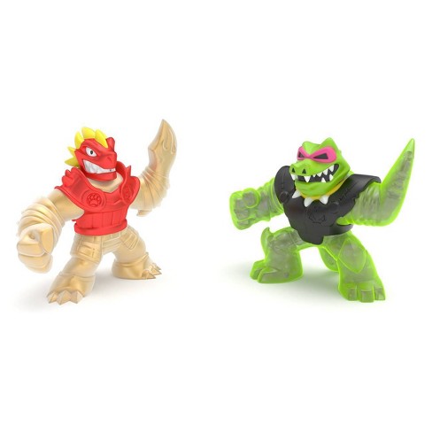 Heroes Of Goo Jit Zu 2pk Blazagon Vs Rock Jaw Action Figures Target - roblox toy review series 2 vurse toy review