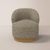 Swivel Chair with Plinth - Hearth & Hand™ with Magnolia - 2 of 4