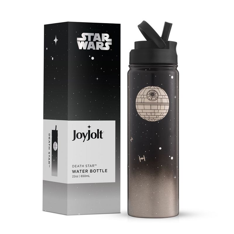 JoyJolt Star Wars™ Destinations Collection Death Star™ Stainless Steel Water Bottle, 3 of 6