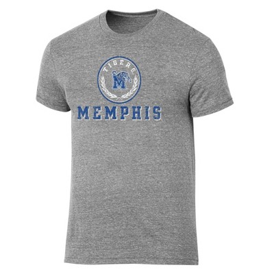 NCAA Memphis Tigers Men's Gray Tri-Blend T-Shirt