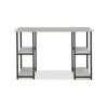 Signature Design by Ashley Contemporary Lazabon 48" Home Office Desk, Gray/Black - 3 of 4
