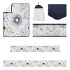 Sweet Jojo Designs Gender Neutral Unisex Crib Bedding + BreathableBaby Breathable Mesh Liner Celestial Blue Gold and Grey 6pc - 2 of 4