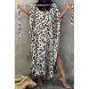 Women's Leopard Print Duster Cover Up - CEZELE - 2 of 4