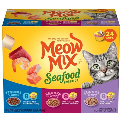 Can kittens eat meow mix sale