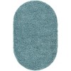 Unique Loom Solid Shag Solid Indoor Woven Area Rug - 2 of 4