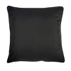 20"x20" Edie@Home Arabesque Tile Lasercut Square Indoor Outdoor Throw Pillow Black: Woven Polyester, Zipper Closure - 2 of 4