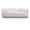 Luxury Modern 3-Seater Sofa, Boucle Fleece Upholstered Couch for Living Room, Apartment, Home Office - 3 of 4