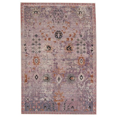 Elva Indoor/Outdoor Oriental Area Rug Purple/Gold - Jaipur Living