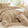 BAGOKIE 3 Pieces Seersucker Ruffle Bed in a Bag Comforter Set - 4 of 4