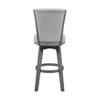 NicBex Dining Chairs Set of 2 Pub Height Chairs Seat Tufted Fabric with Solid Wood Frame for Kitchen,Gray - 3 of 4
