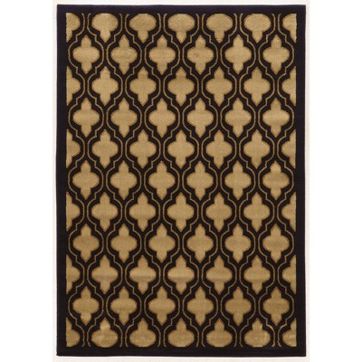 5'x7' Elegance Trellis Navy/Cream - Linon