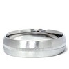 Pompeii3 Men 6mm Gold Comfort Fit Satin Wedding Band New Ring - 2 of 4