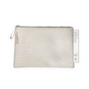 Morris & Co. 11"x7.5"x0.5" Accessory Pouch MCO Solid Natural Linen Bookcloth Tassel Zipper Pull - 3 of 3