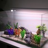 Unique Bargains Aquarium Plastic Plant for Fish Tank Landscape Decoration Green 4.72" 2 Pcs - 2 of 4