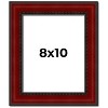 PosterPalooza | Photo Size Weathered Red Picture Frame - UV Acrylic, Foam Board Backing, Hanging Hardware - 2 of 4