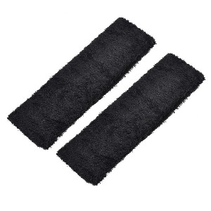 Unique Bargains Running Yoga Exercise Workout Elastic Terry Cloth Headband Sweatband Black 2 Pcs - 1 of 4