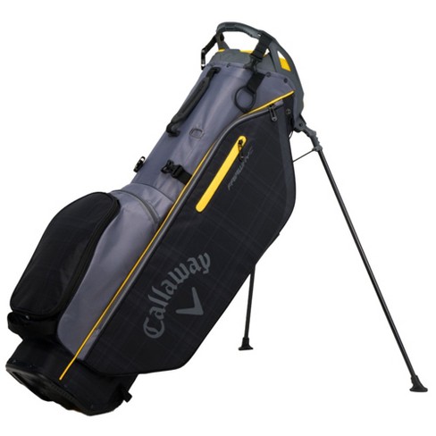 Men's Callaway Fairway C Stand Bag '23 - Graphite/black Plaid/golden ...