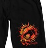 Thundercats Animated Series Logo Adult Black Sleep Pajama Shorts - 2 of 4