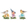 Transpac Resin Bright Bird & Flower Set of 3 Spring Home Decorations - 2 of 3