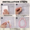 Unique Bargains Jute Rope Durable Retro Design Easy Installation Toilet Paper Holder 1 Pc - 3 of 4