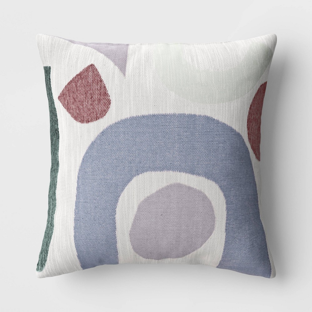 Woven Abstract Geo Square Throw Pillow - Room Essentials