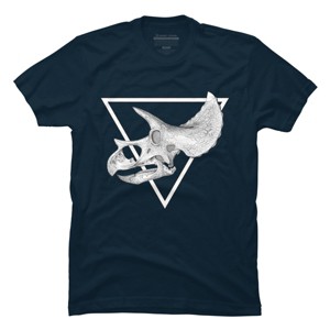 Men's Design By Humans triceratops skull By JuanMedina T-Shirt - 1 of 4