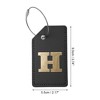 Unique Bargains Luggage Tag Black 1 Pc - 2 of 4