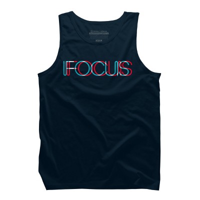 Men's Design By Humans FOCUS By BLACKSTONE Tank Top