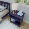 Max & Lily Classic Wood Nightstand with Shelves, Kids Bedside Table/End Table, Small Nightstand for Bedroom - 4 of 4