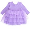 RuffleButts Toddler Girls Flutter Tulle Long Sleeve Twirl Dress - 2 of 4