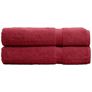 BC BARE COTTON Luxury Hotel & Spa Towel Turkish Cotton Bath Sheet -35x70 Inches - Set of 2 - 1 of 4