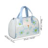 Unique Bargains Cylinder Cosmetic Bag Blue 1 Pc - 2 of 4