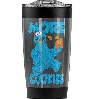 Sesame Street More Cookies Steel Tumbler 20oz Coffee Travel Mug